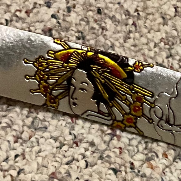 Ed Hardy Silver Metallic Leather Belt main image 9